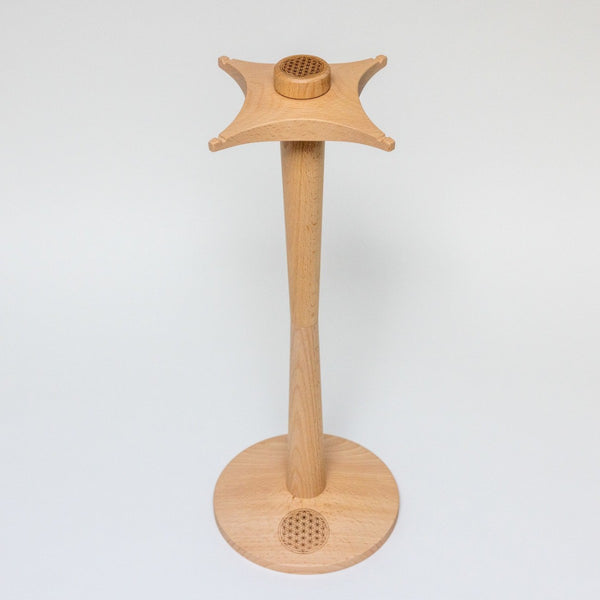 Koshi Chimes Luxury Stand - Flower of Life - Beech - Gaiachimes -