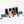 Kit di 4 carillon Zaphir con supporto - Fiore della vita - Supporto girevole premium 
